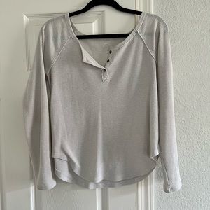 Long sleeve thermal Henley